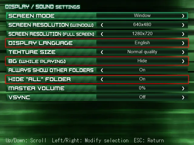KSM 設定 1