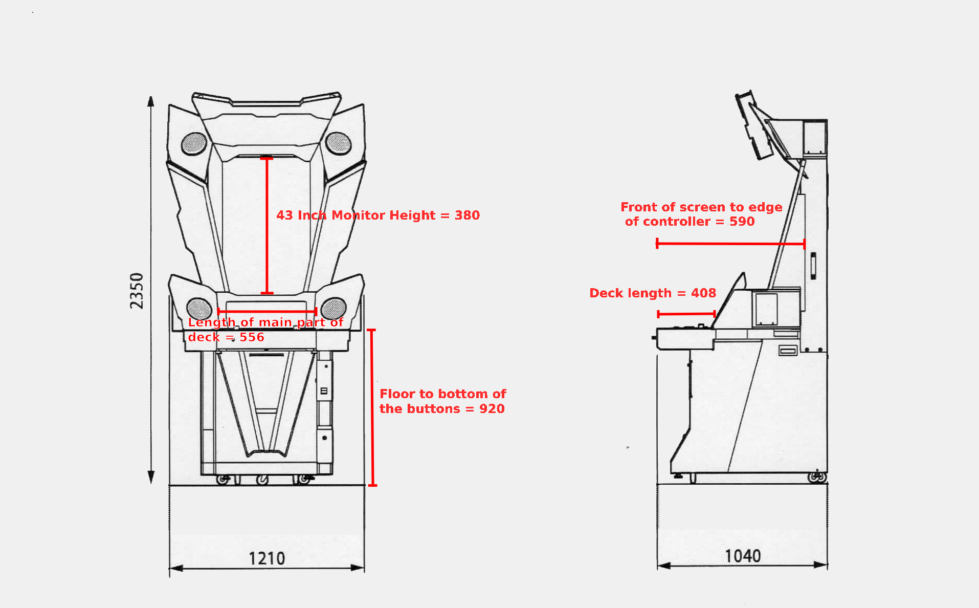 Valk Cab Dimensions
